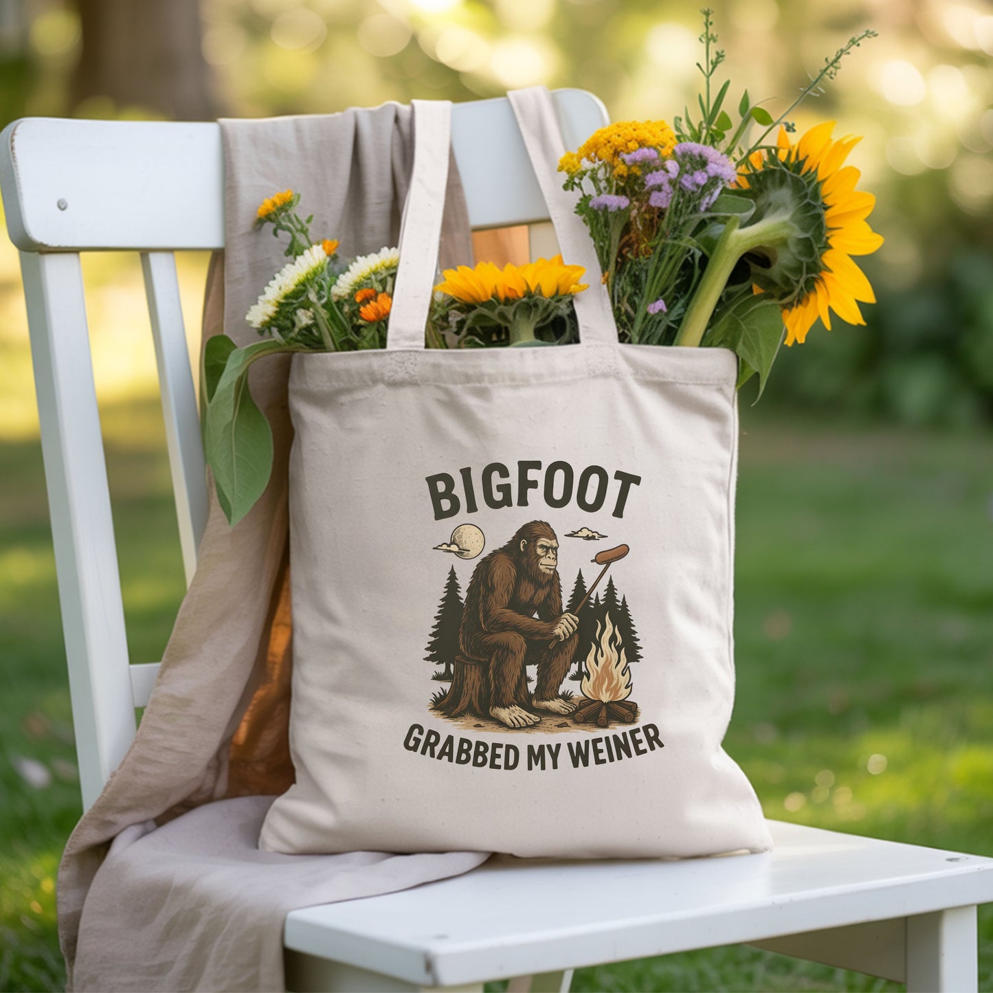 Bigfoot Grabbed My Weiner Comfort Colors T Shirts
