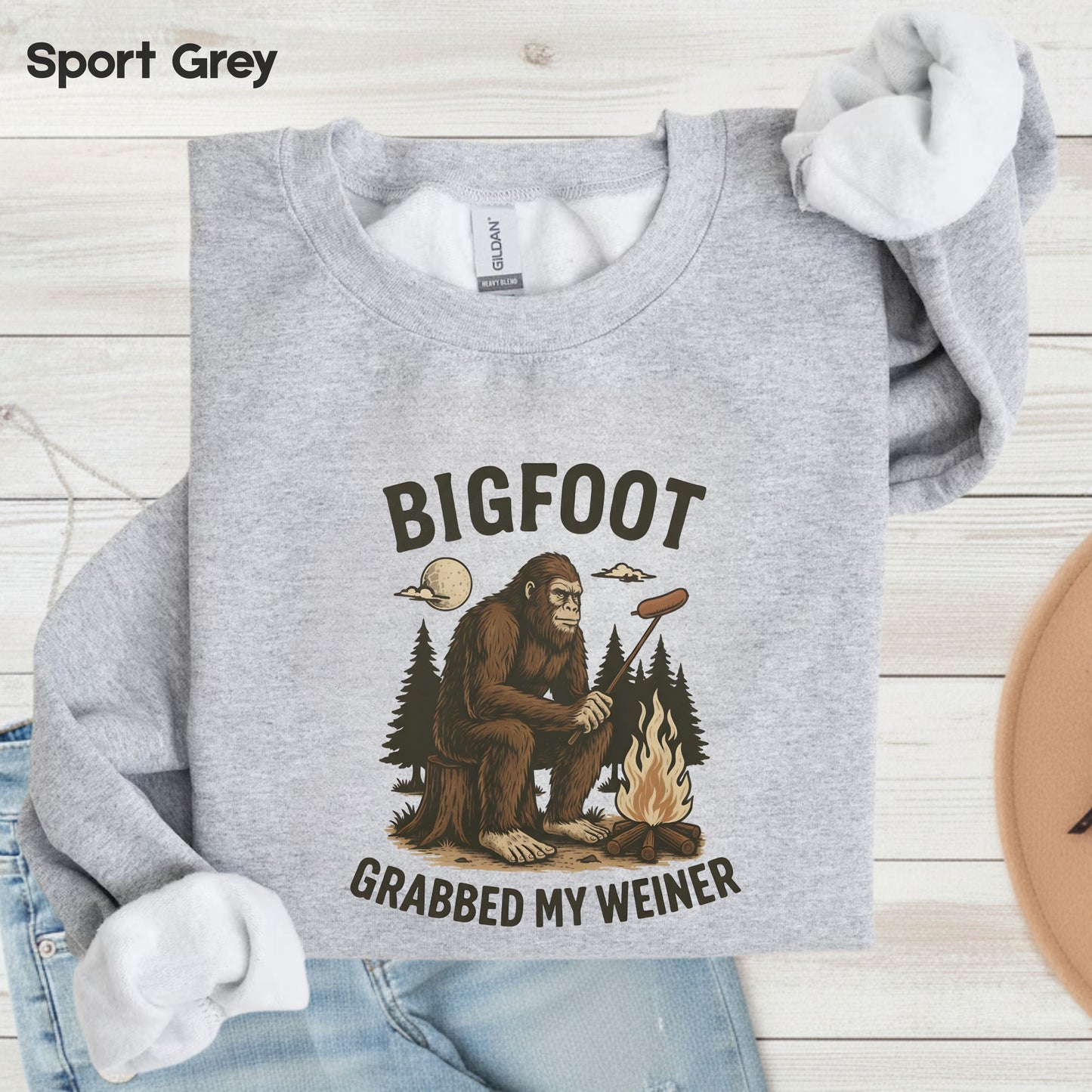Bigfoot Grabbed My Weiner Comfort Colors T Shirts