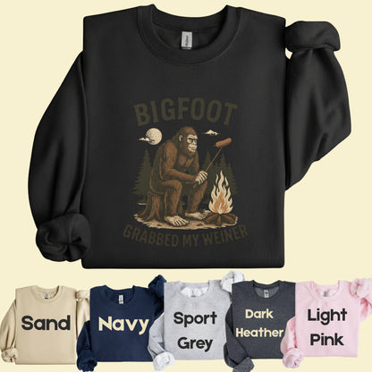 Bigfoot Grabbed My Weiner Comfort Colors T Shirts
