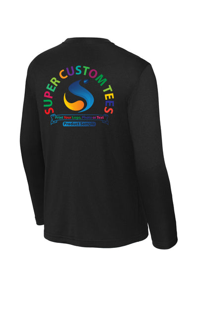 Custom Youth Performance T Shirts - Long Sleeve - Sport-Tek - YST350LS