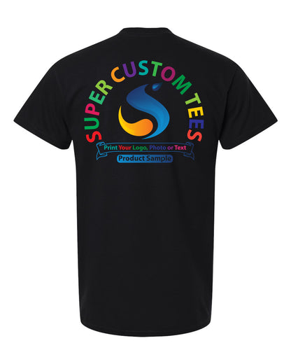 Custom T Shirts - Gildan Heavy Cotton Short Sleeve Tees - Same Day Printing