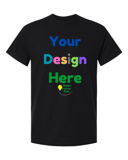 Custom T Shirts - Gildan Heavy Cotton Short Sleeve Tees - Same Day Printing