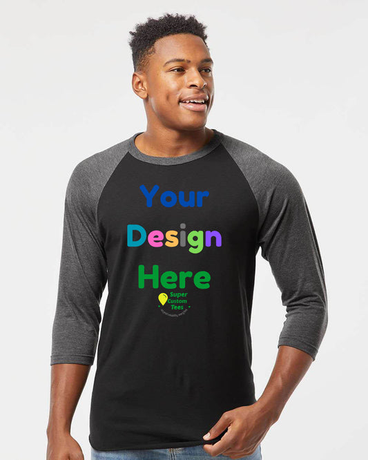 Tultex-Unisex Fine Jersey Raglan T-Shirt - 245