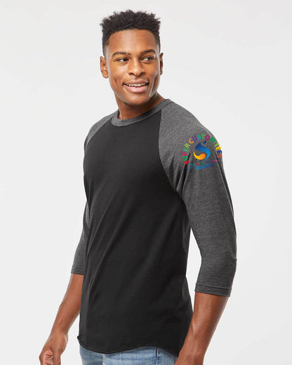 Tultex-Unisex Fine Jersey Raglan T-Shirt - 245