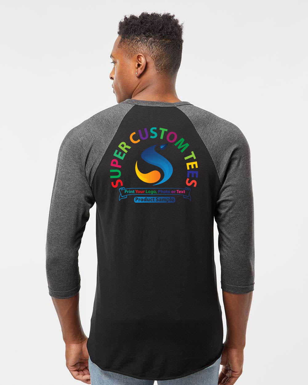 Tultex-Unisex Fine Jersey Raglan T-Shirt - 245