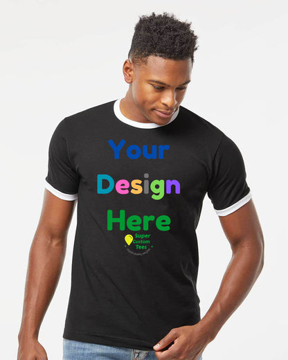 Tultex-Unisex Fine Jersey Ringer T-Shirt - 246