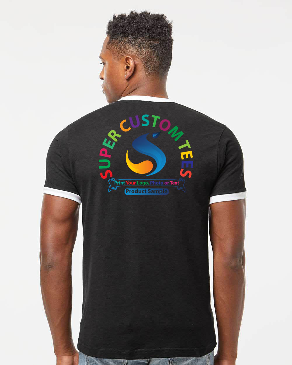 Tultex-Unisex Fine Jersey Ringer T-Shirt - 246