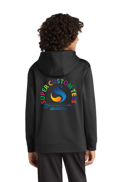 Sport-Tek YST244 - Youth Sport-Wick Fleece Hooded Pullover Hoodie