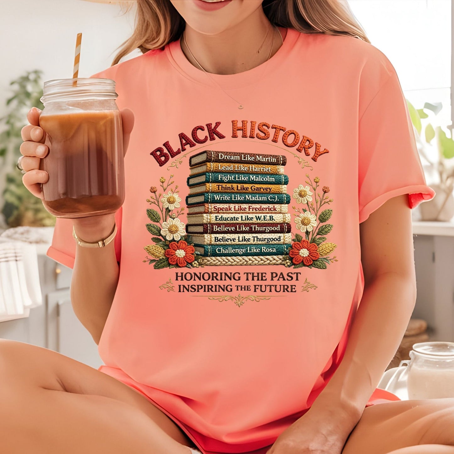 Black History Books Quote DTF Transfer Ready To Press