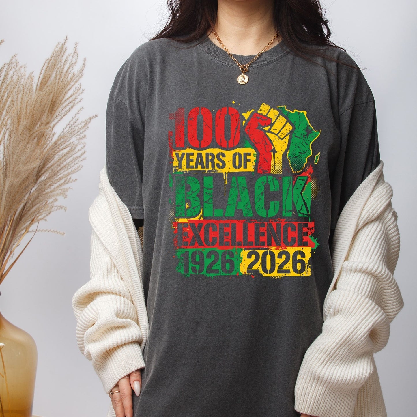100 Years of Black Excellence Heat Transfer For Shirts
