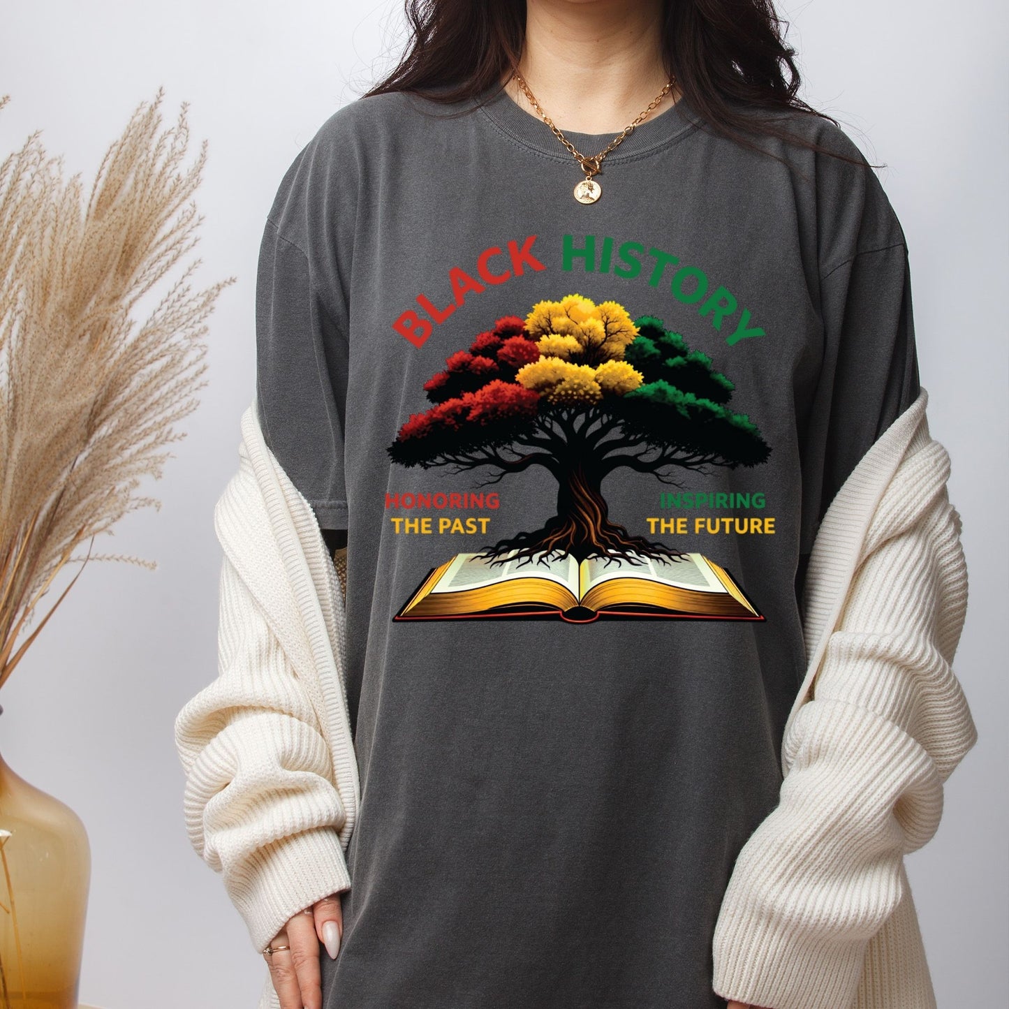 Black History Honoring the Past DTF Transfer ready to Press