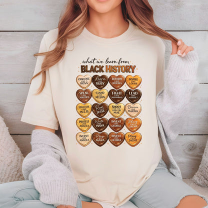 Black History Learning DTF Transfer ready to Press Cultural Heritage Heat Transfer for Shirts Black Lives Matter UV Sticker Prints