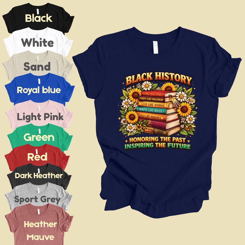 Black History Month Comfort Colors® Shirt Dream Like Martin T Shirt Sunflower Bookish Teacher Gifts For Men Women Kids Youth Tees