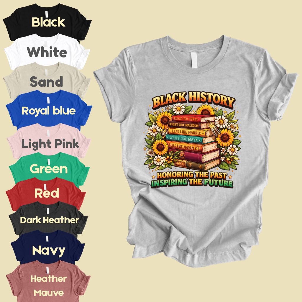 Black History Month Comfort Colors® Shirt Dream Like Martin T Shirt Sunflower Bookish Teacher Gifts For Men Women Kids Youth Tees