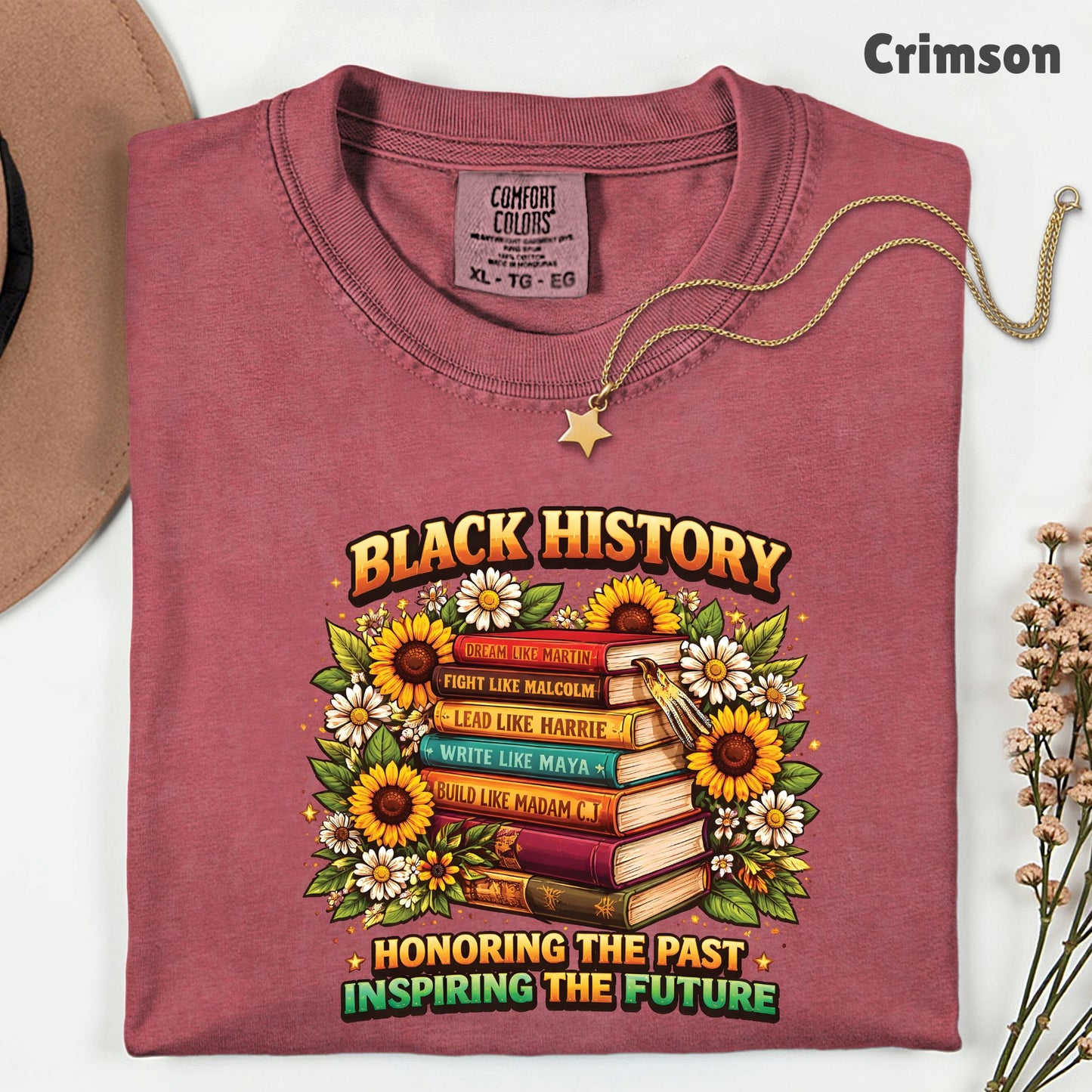 Black History Month Comfort Colors® Shirt Dream Like Martin T Shirt Sunflower Bookish Teacher Gifts For Men Women Kids Youth Tees