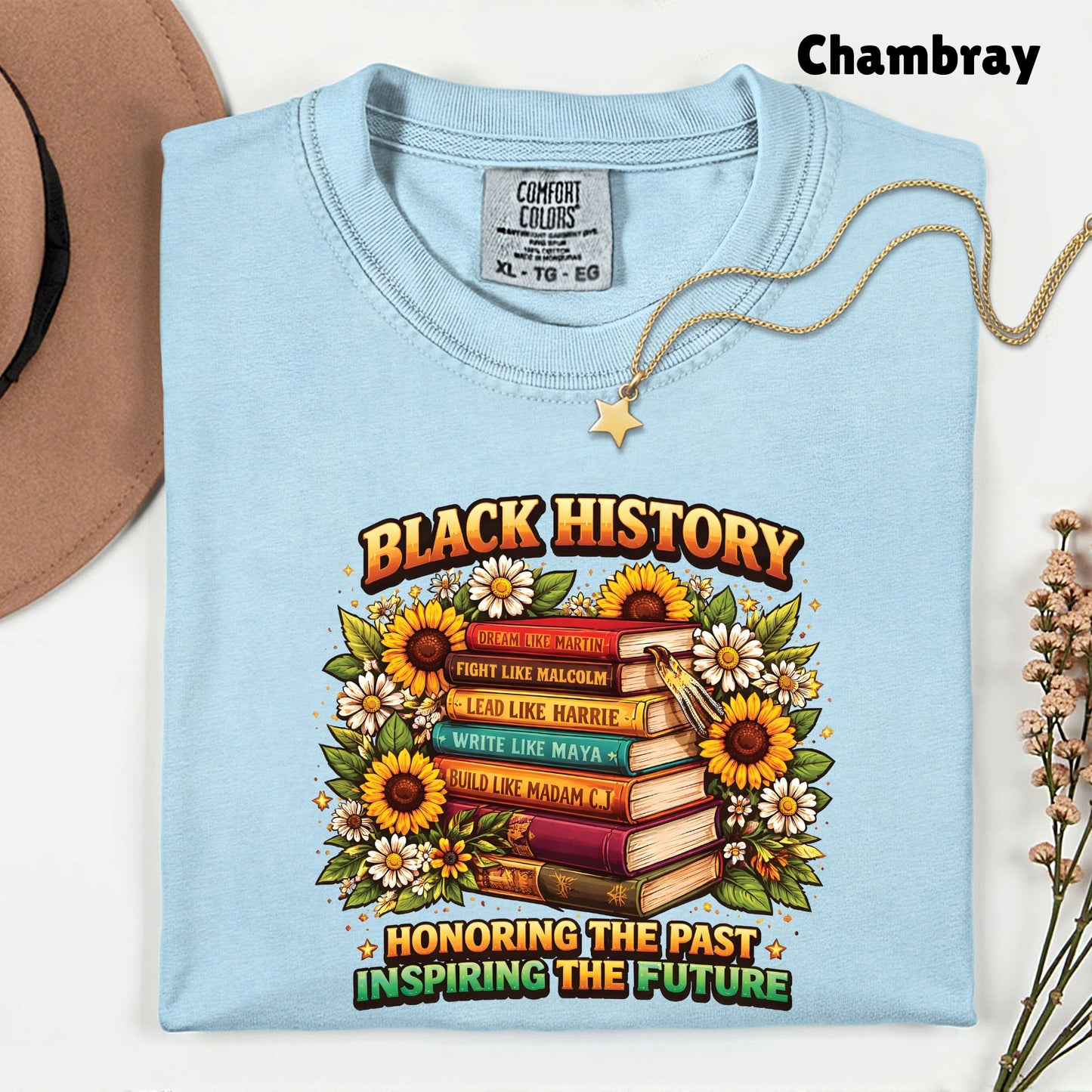 Black History Month Comfort Colors® Shirt Dream Like Martin T Shirt Sunflower Bookish Teacher Gifts For Men Women Kids Youth Tees