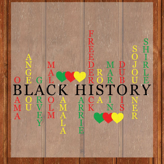 Black History Month School DTF Transfer Ready To Press Celebrate Black History Heat Transfer For Shirts Afrocentric UV Sticker Prints