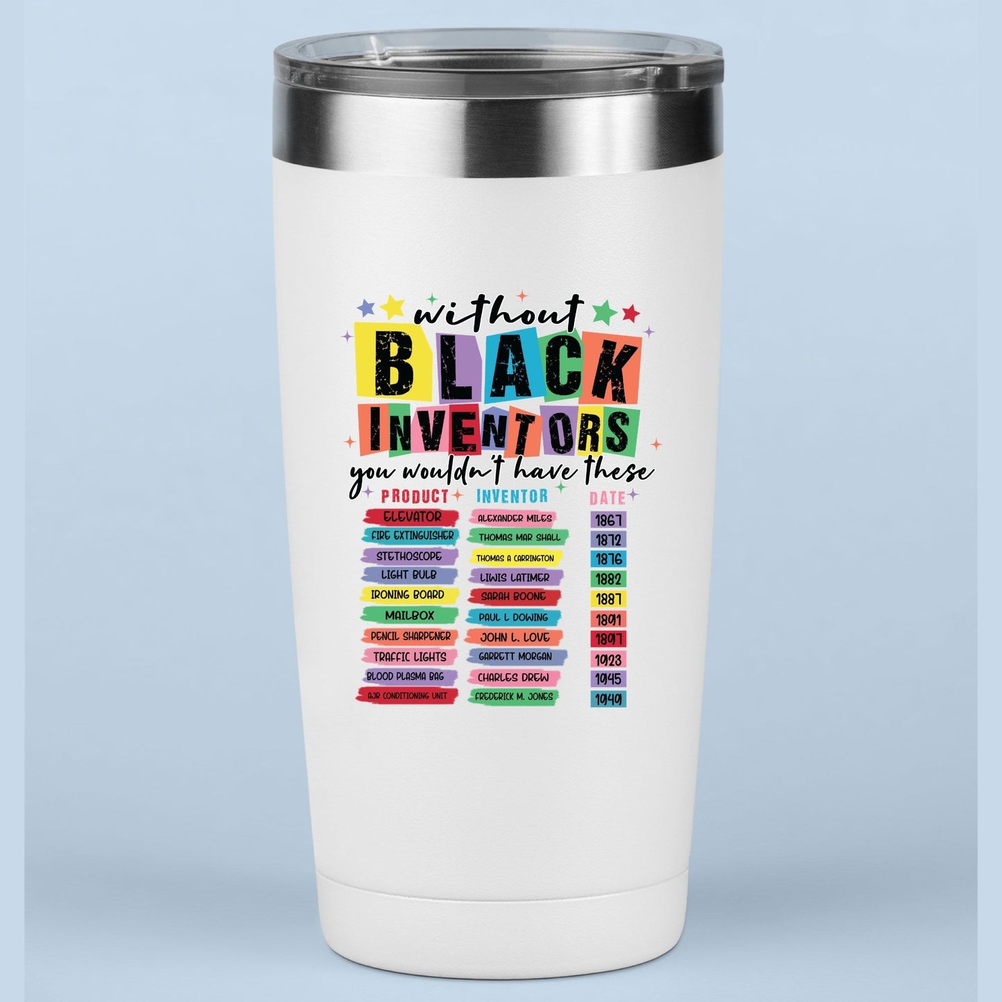 Black Inventors History DTF Transfer