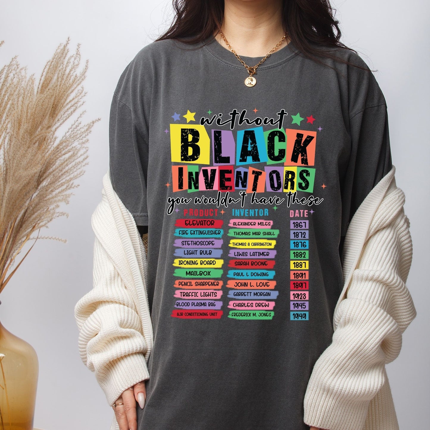 Black Inventors History DTF Transfer