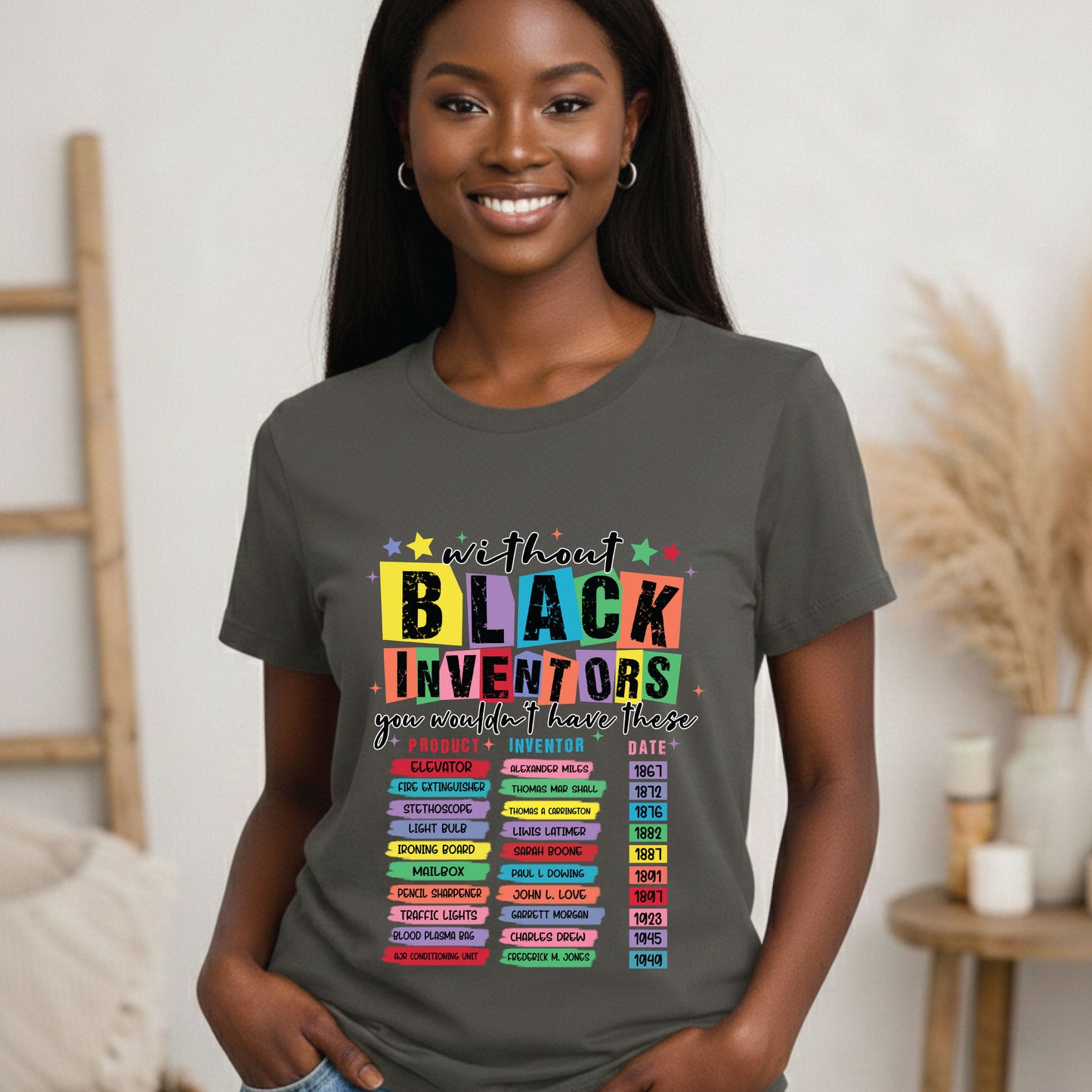 Black Inventors History T Shirts