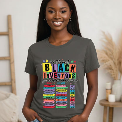 Black Inventors History T Shirts