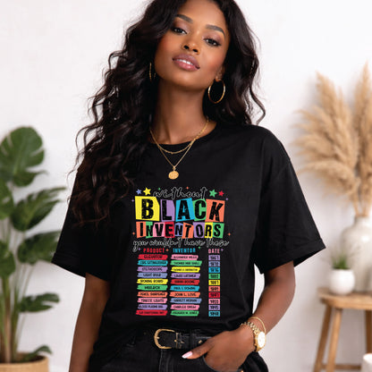 Black Inventors History T Shirts