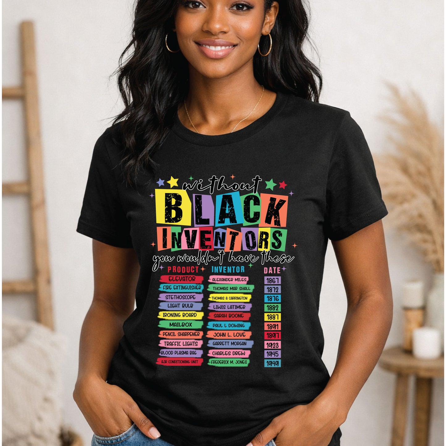Black Inventors History T Shirts