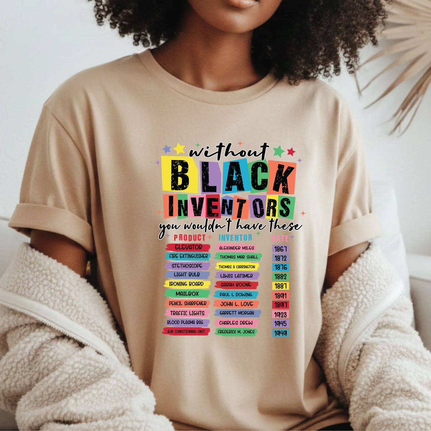 Black Inventors History T Shirts