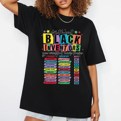 Black Inventors History T Shirts