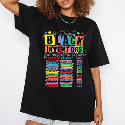 Black Inventors History T Shirts