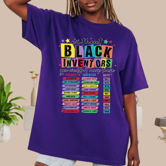 Black Inventors History T Shirts