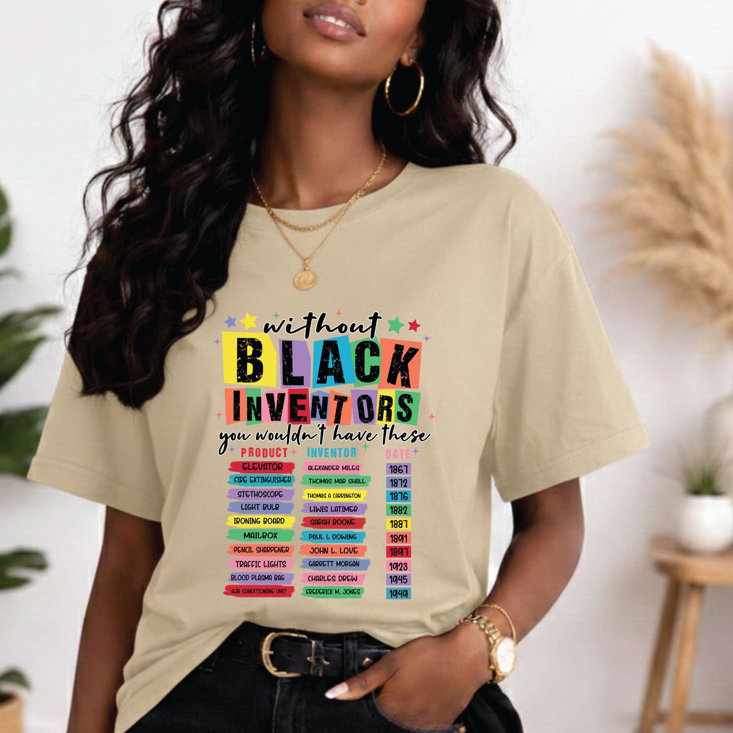 Black Inventors History T Shirts