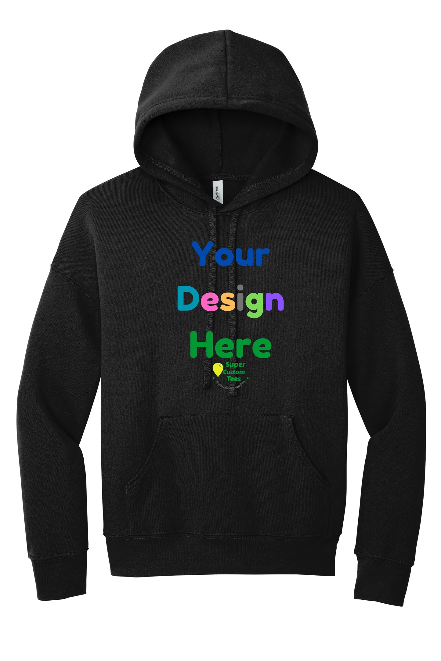 Bella Canvas 3729 - Unisex Sponge Fleece Pullover DTM Hoodies
