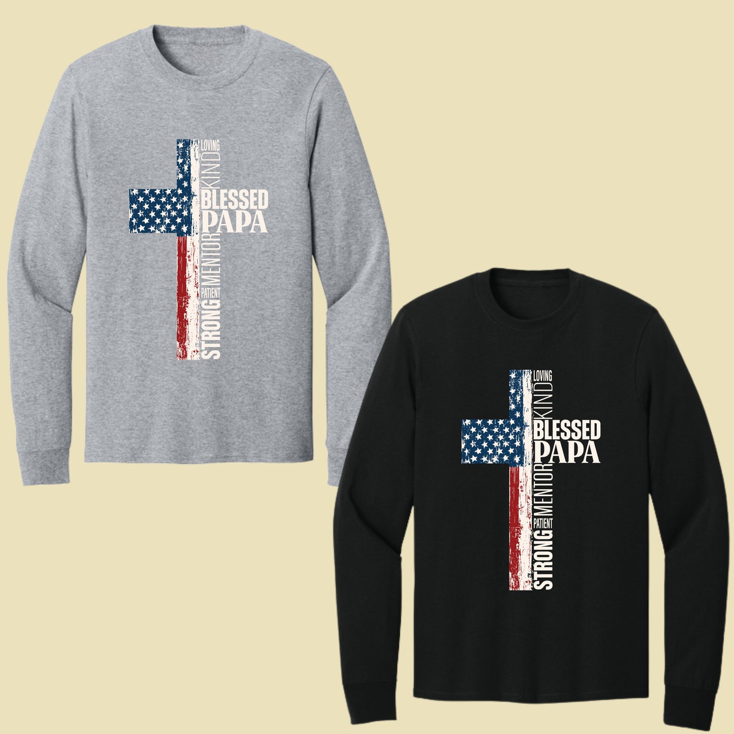 Blessed Papa Comfort Colors T Shirt
