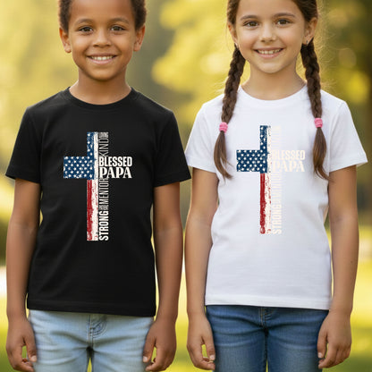 Blessed Papa Comfort Colors T Shirt