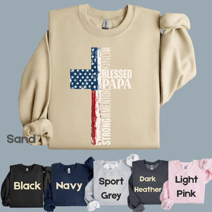 Blessed Papa Comfort Colors T Shirt