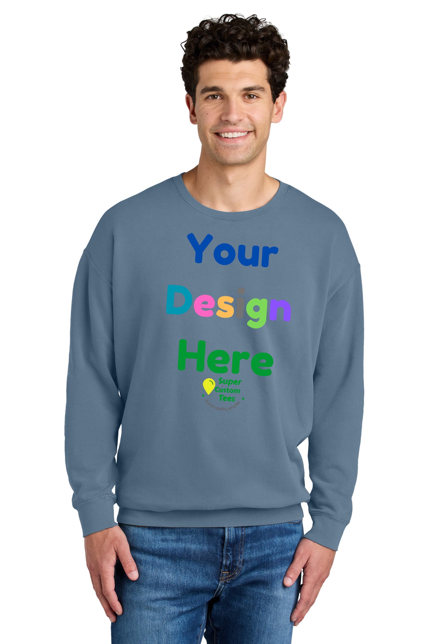 Comfort Colors 1466CC - Unisex Lighweight Cotton Crewneck Sweatshirts