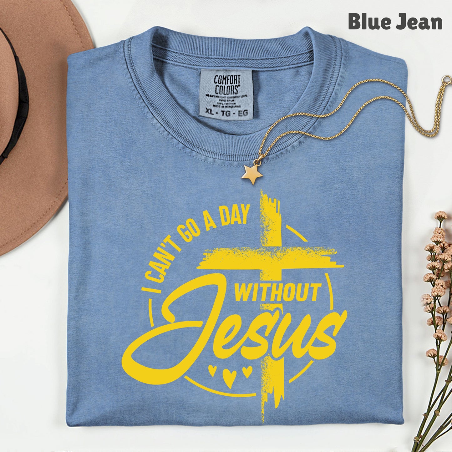 Christian Sweatshirts Jesus Comfort Colors Shirts Streetwear Pastor Gifts for Her Him Unisex Hoodies Catholic Clothing Baptism Tees