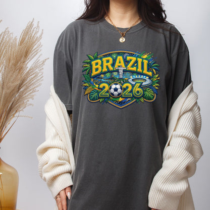 Brazil World Cup 2026 DTF Transfer