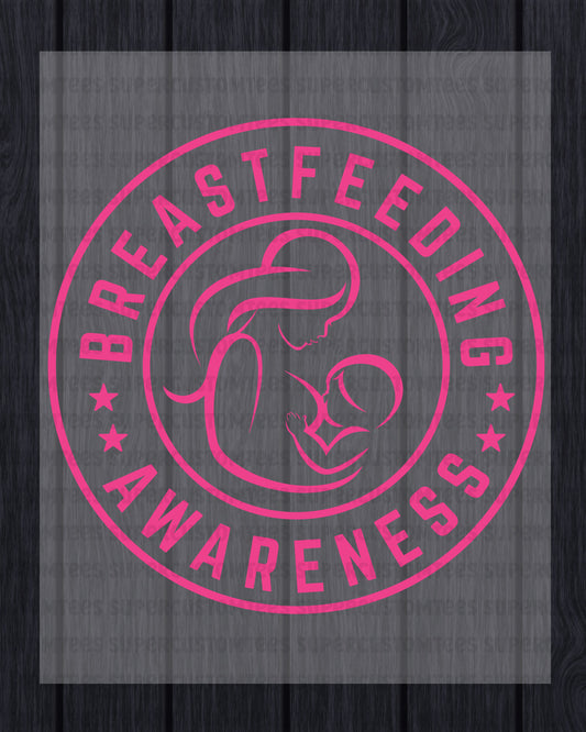 Breastfeeding Awareness DTF Transfer Ready to Press