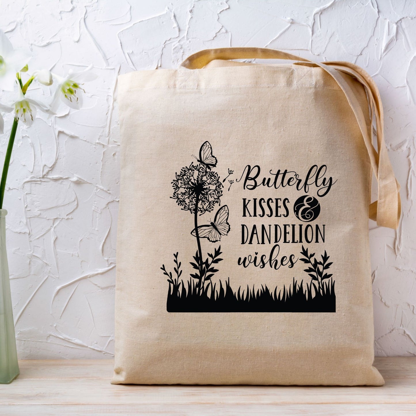Butterfly Kisses Dandelion Wishes DTF Transfer Ready to Press