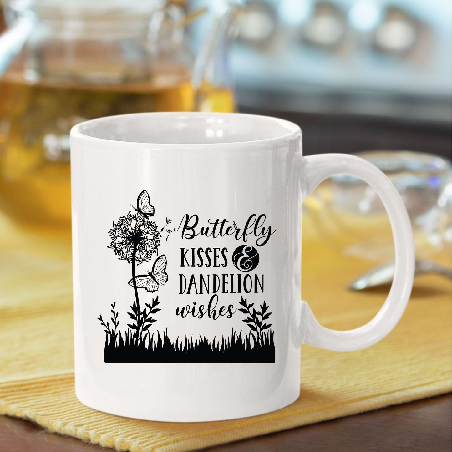 Butterfly Kisses Dandelion Wishes DTF Transfer Ready to Press
