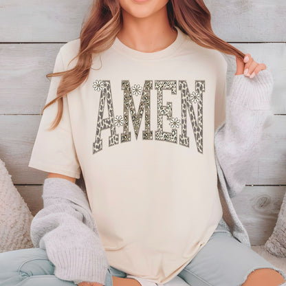Camo Amen DTF Transfer Ready to Press