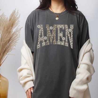 Camo Amen DTF Transfer Ready to Press