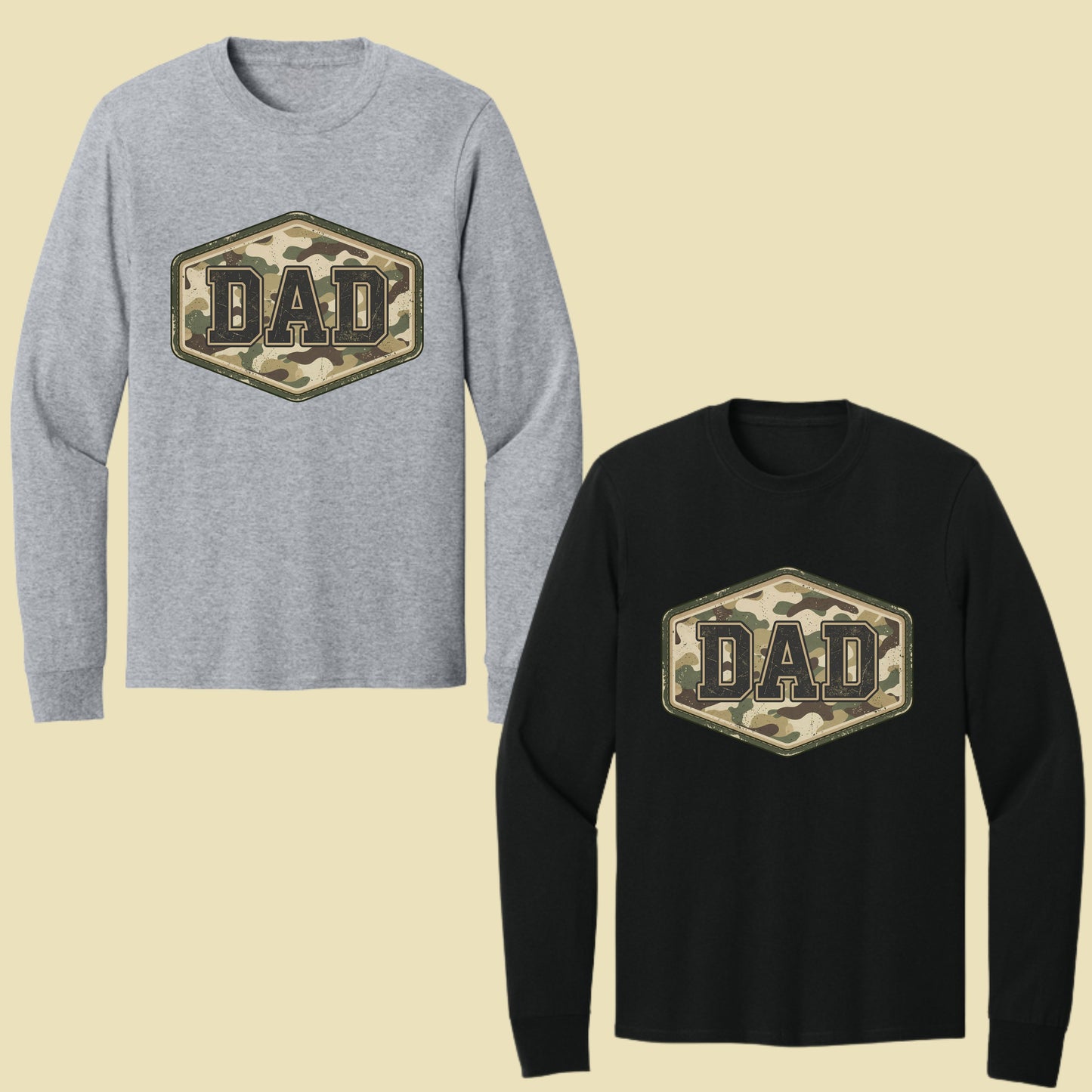 Camo Dad Comfort Colors T Shirt