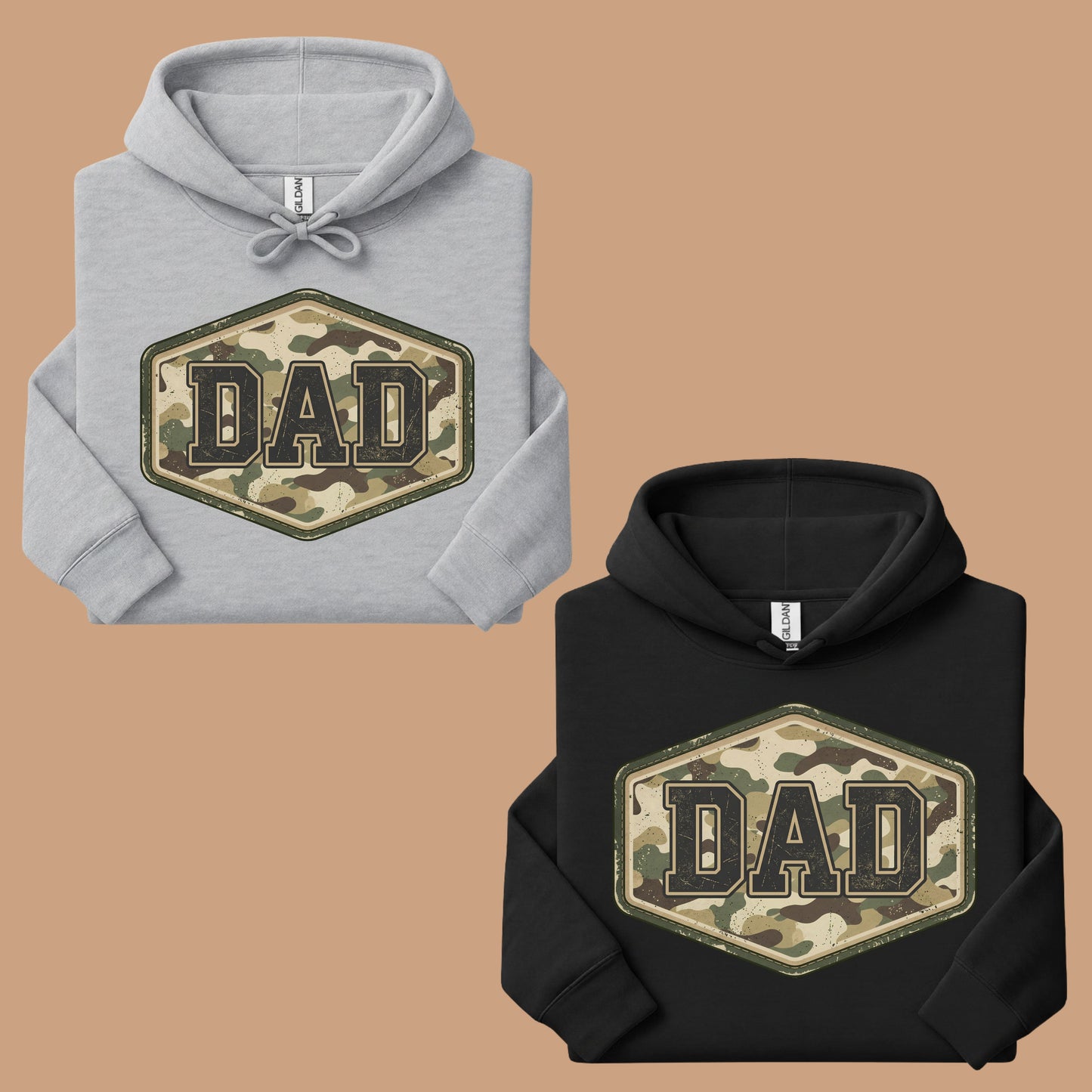 Camo Dad Comfort Colors T Shirt