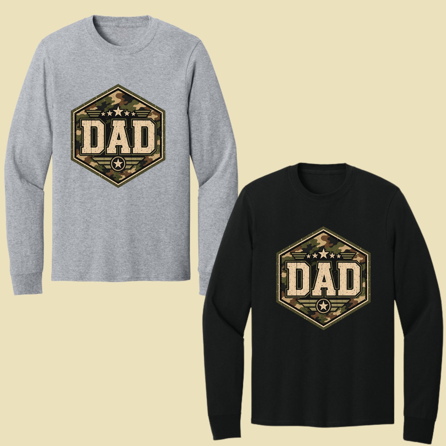 Camo Dad Comfort Colors T Shirt