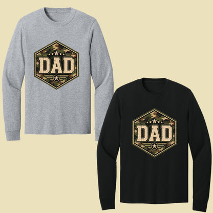 Camo Dad Comfort Colors T Shirt