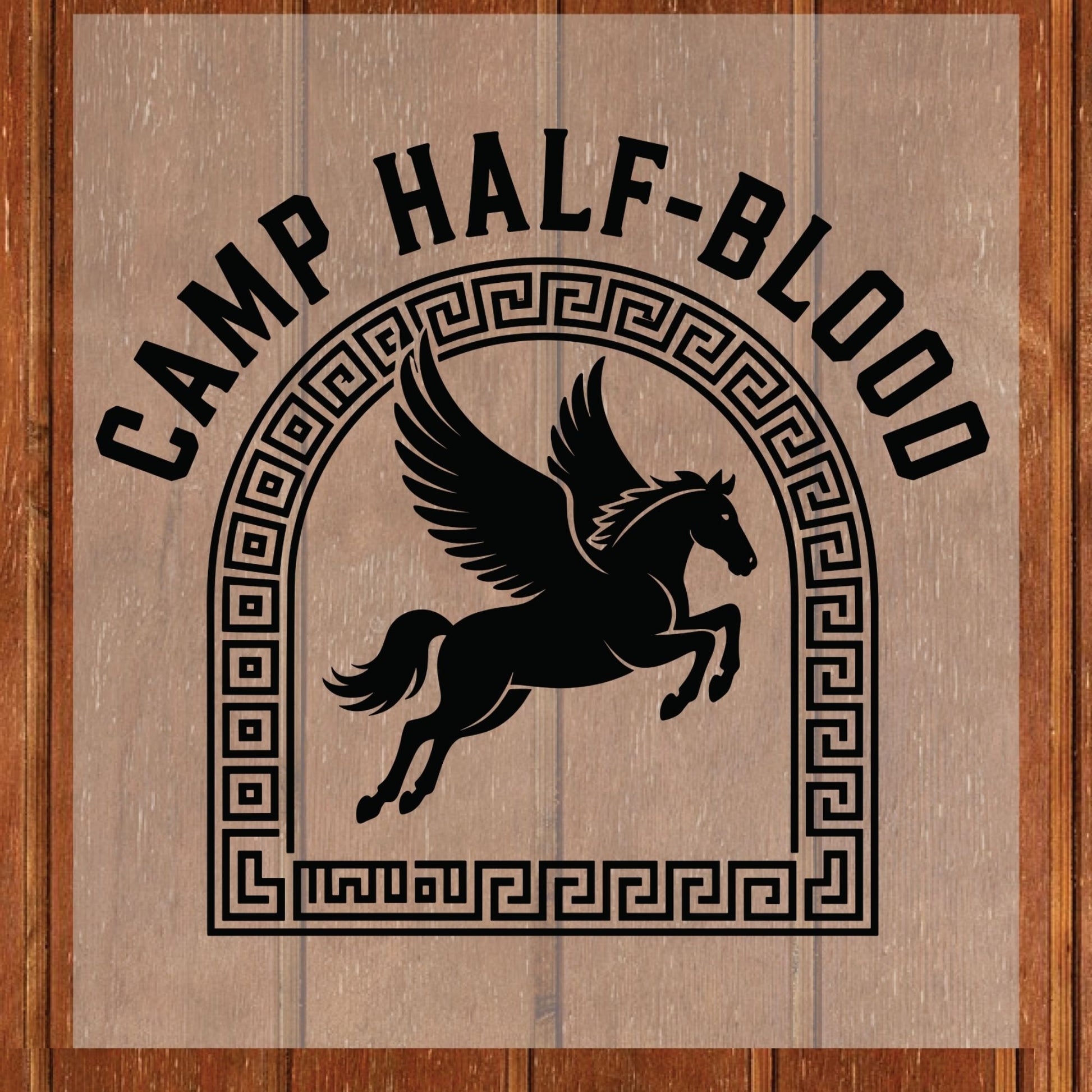 Camp Half-Blood DTF Transfer Ready to Press Retro Pegasus Greek Heat Transfer For Shirt Demi God Group UV Sticker Prints Iron on Transfer