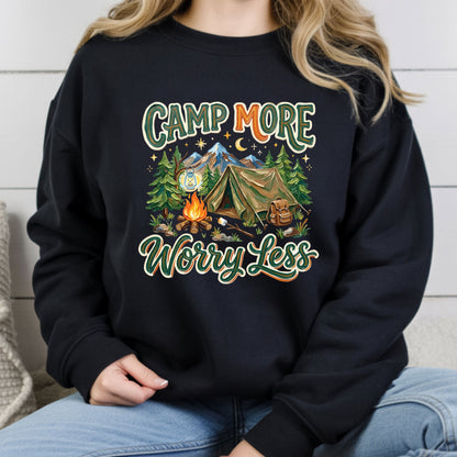 Camp More Worry Less Comfort Colors T Shirt
